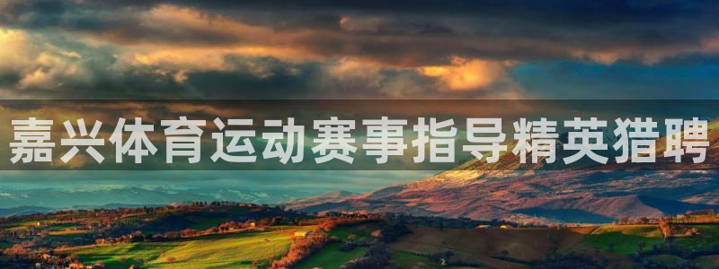 意昂5Kgame2平台：嘉兴体育运动赛事指导精英猎聘