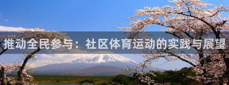 意昂5Kgamekgame：推动全民参与：社区体育运动的实践与展望