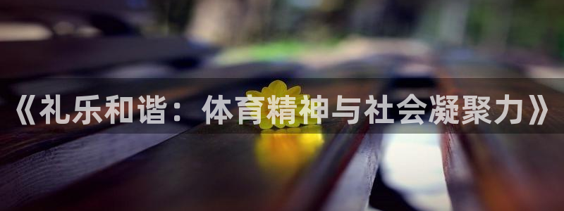 意昂5Kgame官网：《礼乐和谐：体育精神与社会凝聚力》